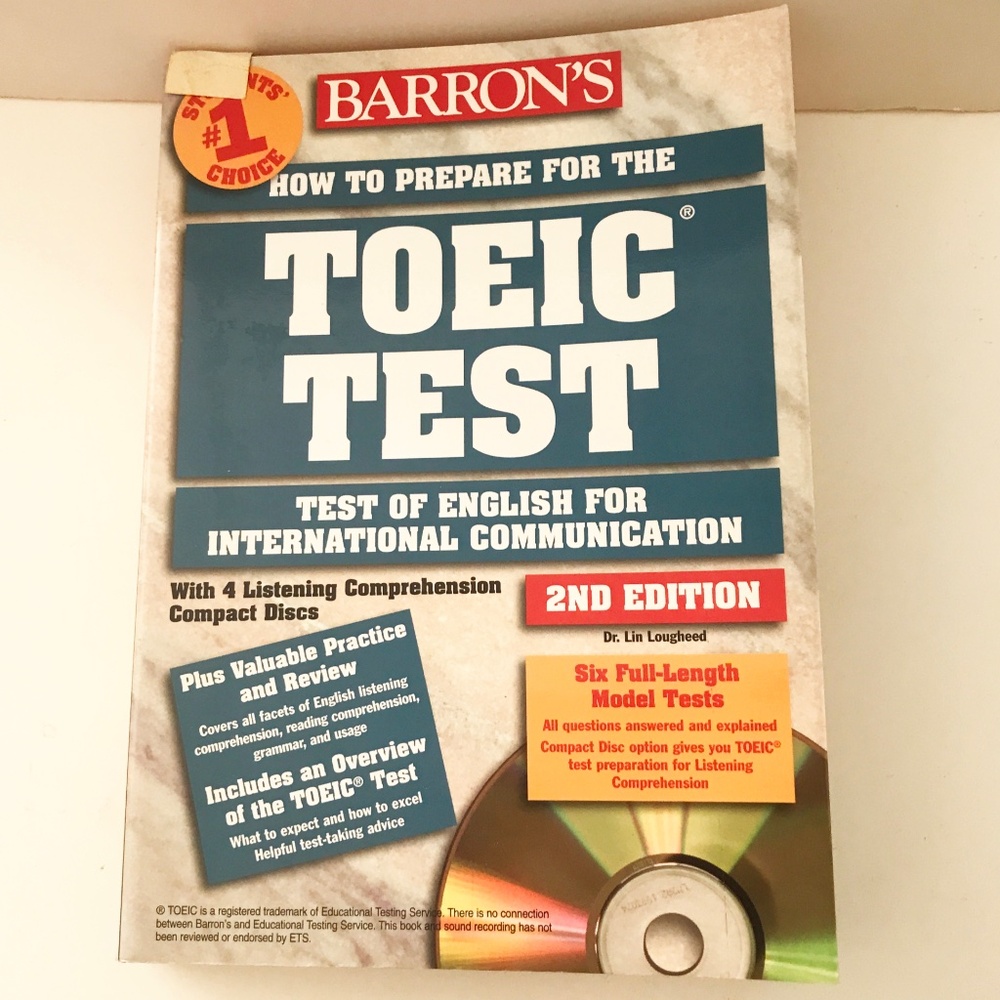 Barron's How To Prepare For The TOEIC Test